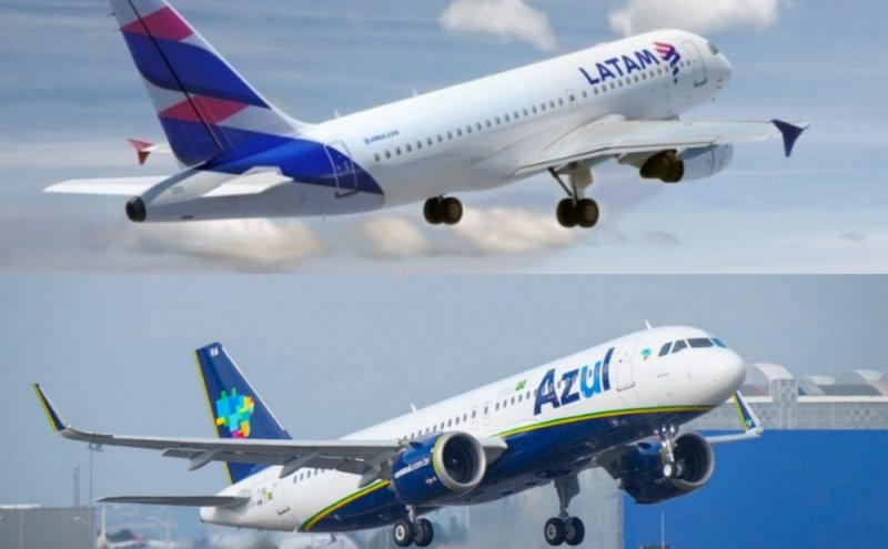Latam e Azul iniciam operações de voos compartilhados