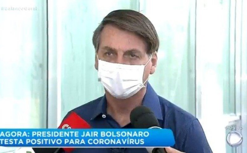 Resultado de teste de Bolsonaro dá positivo para covid-19