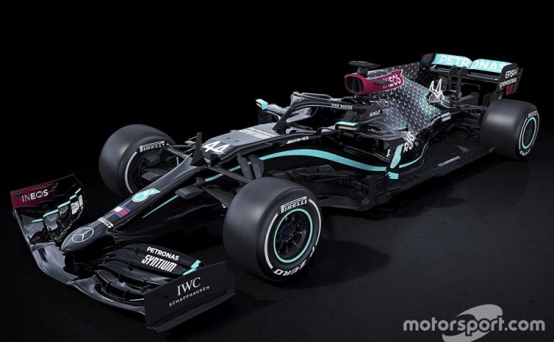Mercedes revela nova pintura preta para 2020 em campanha contra o racismo e pela diversidade no esporte.
