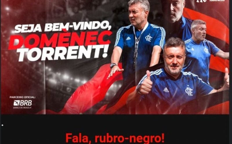 Agora é oficial! Flamengo acerta a contratação de Domènec Torrent