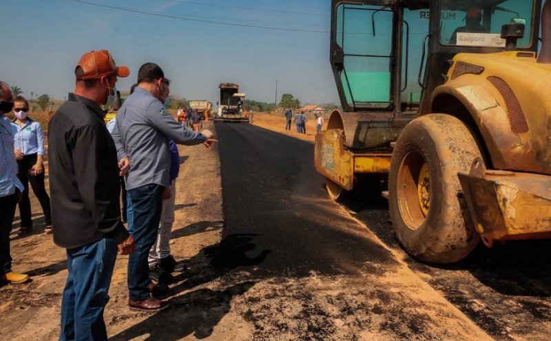 Governo avança em obra para dar trafegabilidade na RO-470, do Vale do Paraíso a Ouro Preto do Oeste
