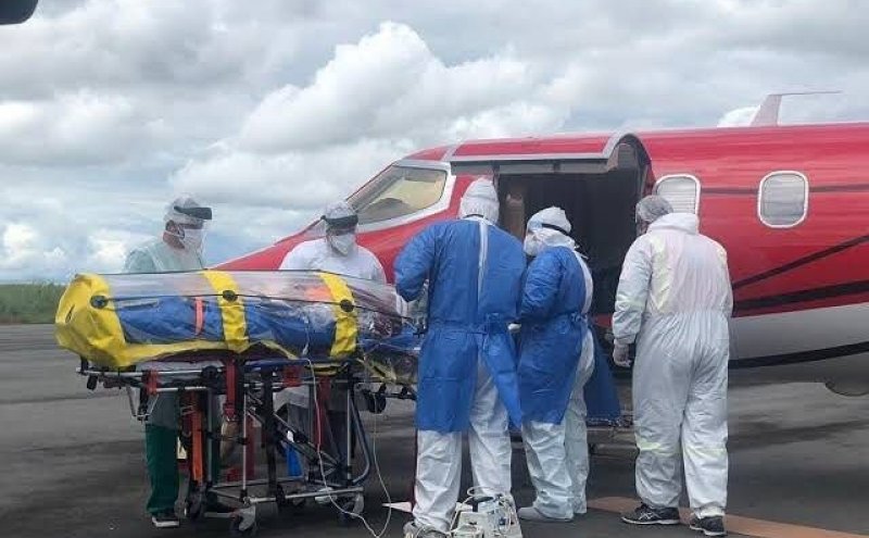 Dep. Jean Oliveira é transferido em uma UTI aérea para o Hospital Albert Einstein, em São Paulo