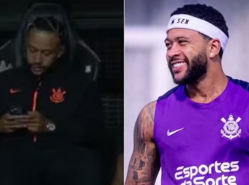 É proíbido usar celular no banco de reservas? Entenda motivo de polêmica envolvendo Memphis Depay 24/03/26